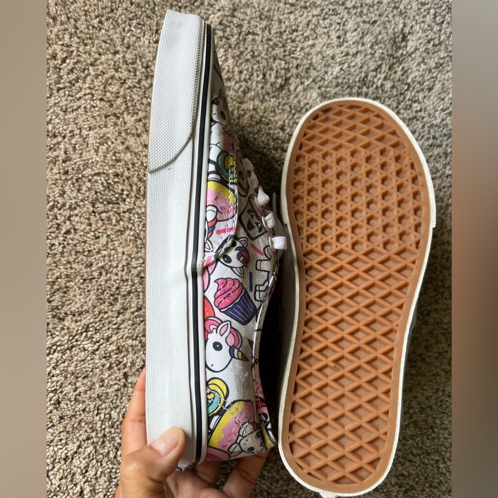 Colorful Unicorn and Cupcake Vans Sneakers - Picture 4 of 9